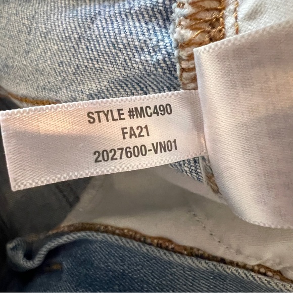 Madewell The Perfect Vintage Jean Light Wash Straight Leg 24P High Rise - Picture 11 of 12